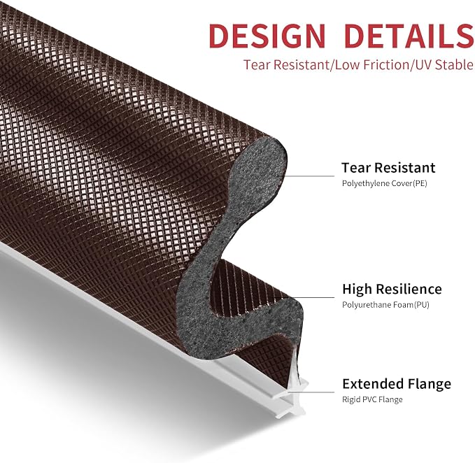 20 Feet Kerf Door Weather Stripping Door Seal - Image 4