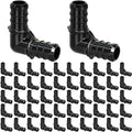 50pcs 1/2" Poly PPSU Barb Crimp PEX Elbow Fittings, No Lead | by PXZBLG
