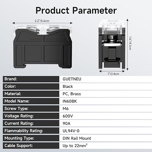 2Pcs DIN Rail Terminal Blocks - Image 7