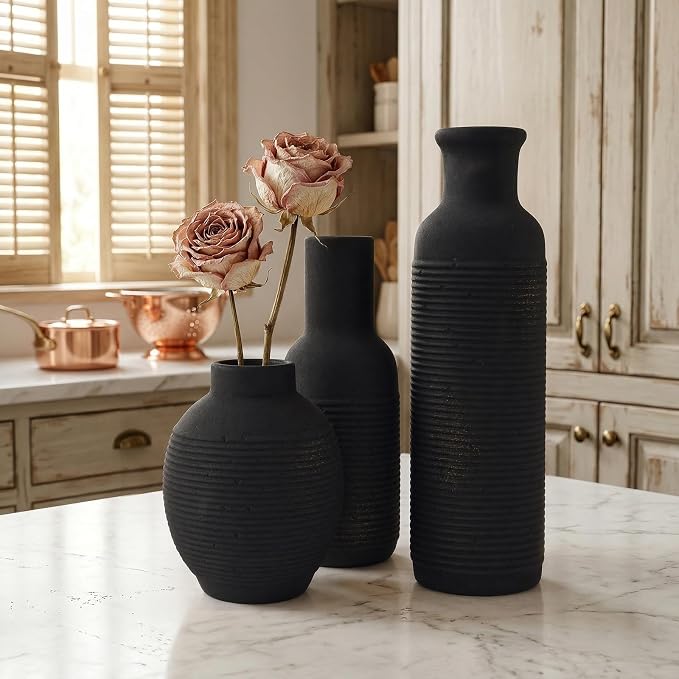 Rustic Farmhouse Vase Set of 3 - Image 6