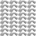 BBTO 36 Pieces 1/2 Inch Liquid Tight Connector Flexible Non Metallic Electrical by BBTO