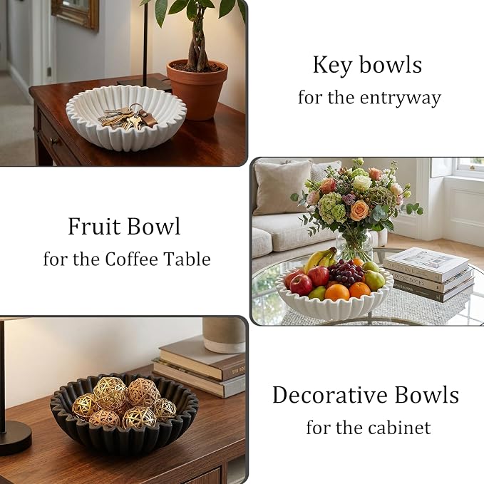 Decorative Bowls for Home Decor | Medium Model Fruit Bowl for Kitchen Counter - Image 8