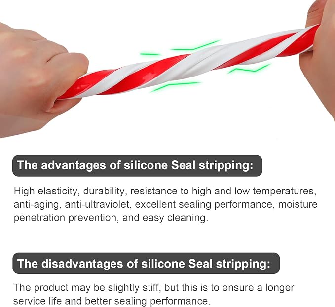 Benory Silicone Door Weather Stripping - Image 4