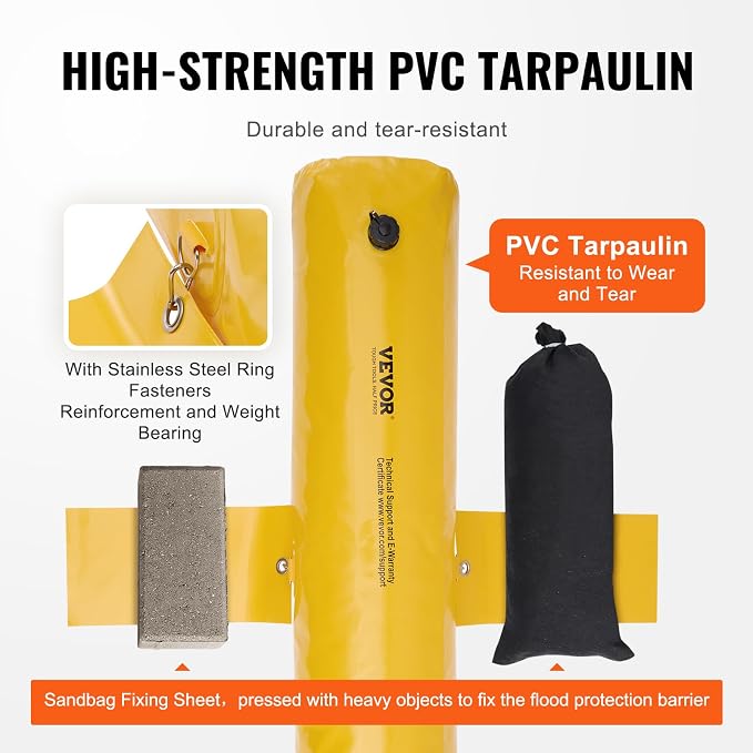 Flood Barriers, Sandbag Alternative Flood Bags 4 Pack, Flood Barrier - Image 4