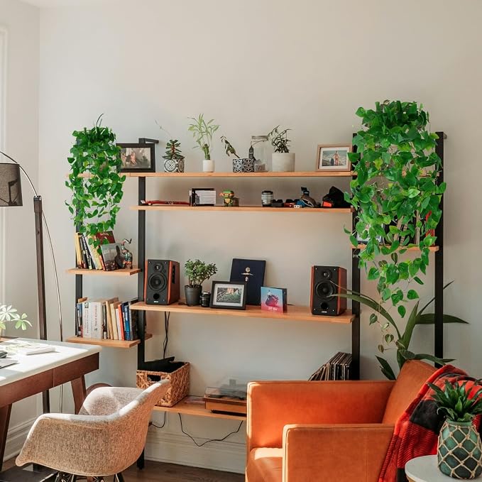 Freyalife Fake Hanging Plants for Room Decor, Artificial Ivy vines Greenery - Image 8