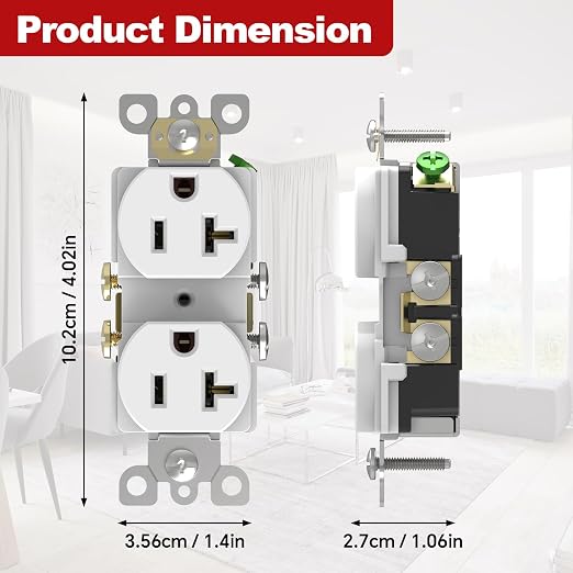 ThunderWay Duplex Electrical Receptacle Outlets - Image 3