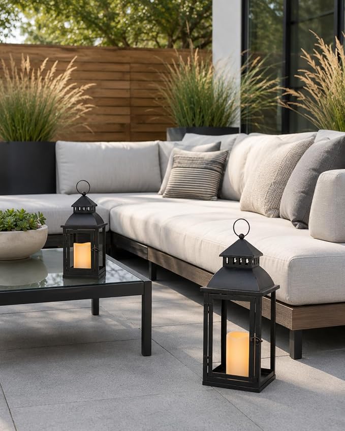 NEEDOMO LED Lanterns Decorative Outdoor&Indoor, Lantern Decor - Image 2