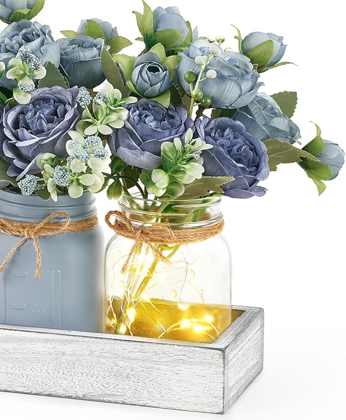 Mkono Mason Jar Lights Centerpieces - Image 6