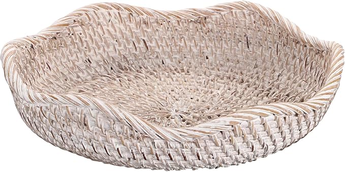 Hipiwe 8.5" Rattan Key Bowl Basket by Hipiwe