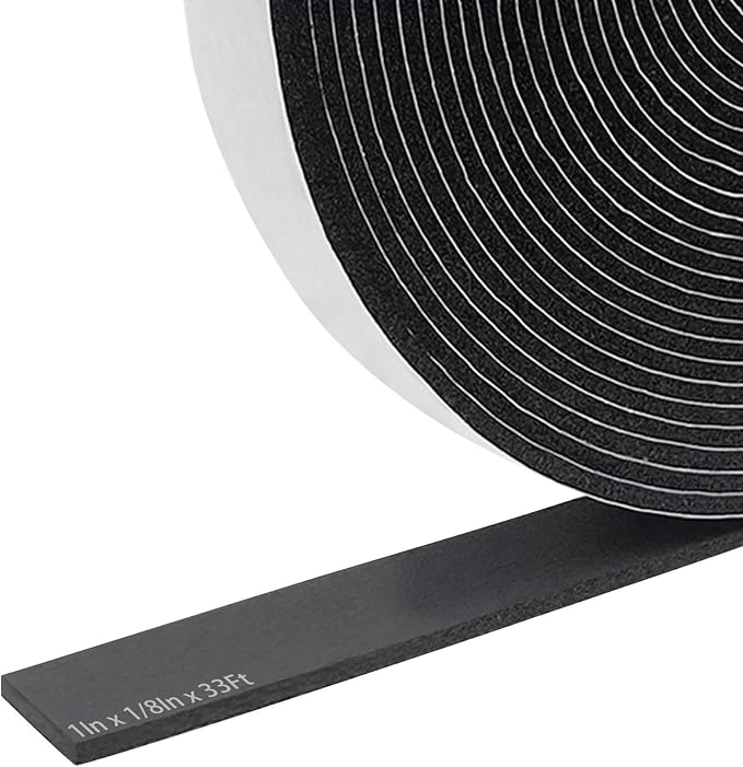 Storystore Self Adhesive Foam Weather Stripping, Noise Reduction & Gap Sealing by Storystore