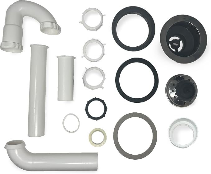 Complete P-Trap Drain Kit for 1-1/2 inch Sinks, - Image 6