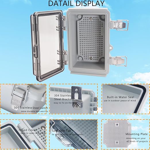 Waterproof Junction Box, ABS Plastic Electrical Box - Image 3