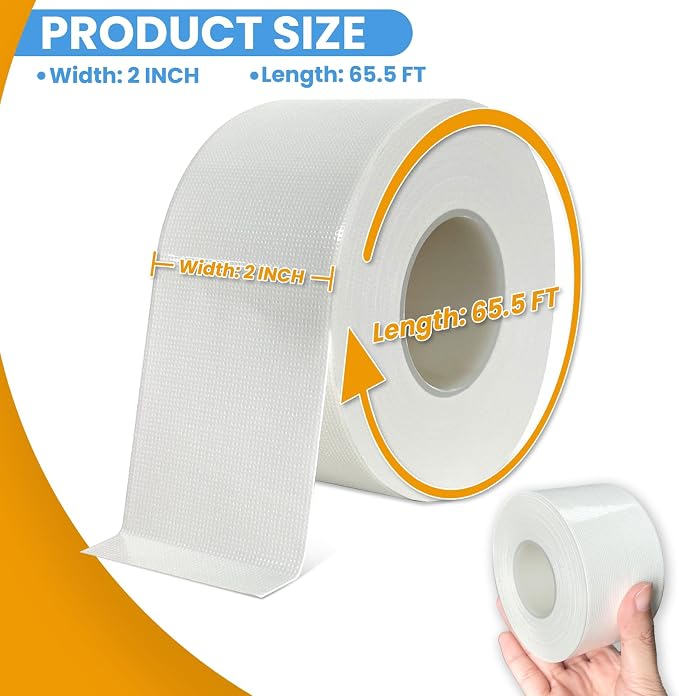 White Window Weather Sealing Tape, AC Air Conditioner Sealing Tape | Window - Image 3