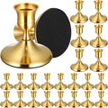 24PCS Brass Gold Taper Candle Holders, Vintage Metal Candlestick Holders | by Ovveroche