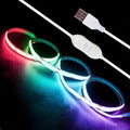 5V USB LED Strip Lights, 3.28FT 3Key COB Light Strip RGB, Short LED Strip Light by Unknown