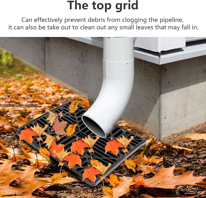 Rain Gutter Downspout Extensions Flexible, Catch Basin Downspout | Down Spout - Image 5