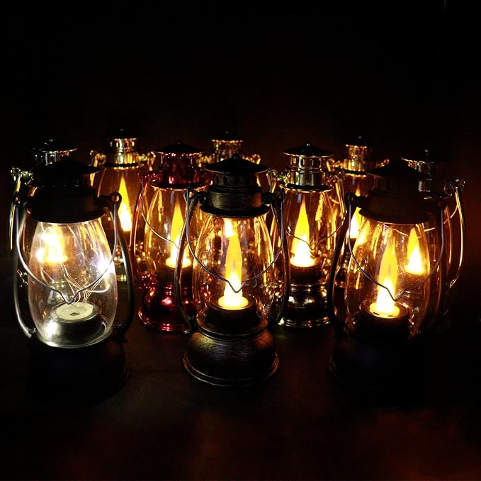 Mini Lanterns Small Lantern Decorative Indoor Outdoor Hanging Ornaments LED - Image 4
