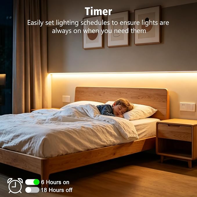 echosari Battery Powered Led Strip Lights - Image 4