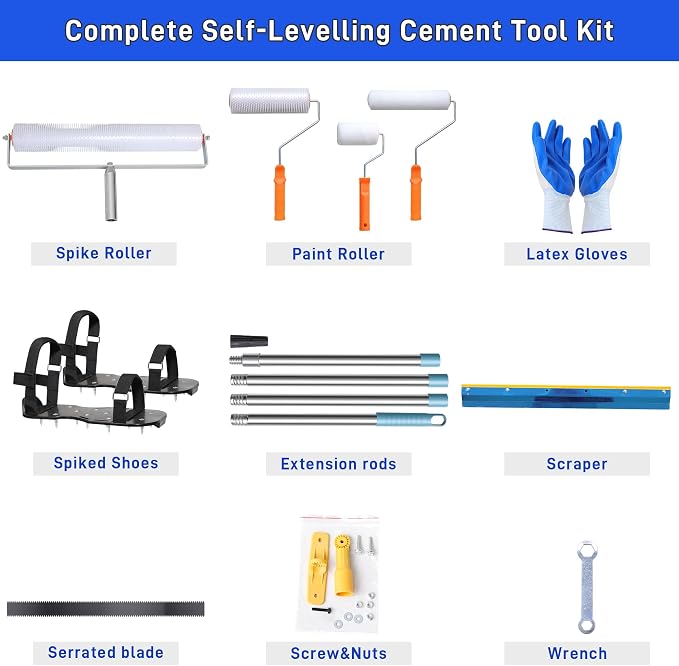 Self Leveling Cement Tool Kit- Complete Epoxy Floor Tool Kit - Image 6
