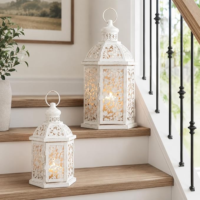 Lanterns Decorative Outdoor&Indoor, Candle Holder - Image 8