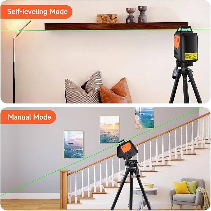 Plumb Dot Laser Level 360 Self Leveling, PV-360G | High Accuracy, Rechargeable - Image 3
