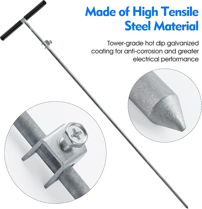 2in1 Soil Probe & Grounding Rod - Image 5