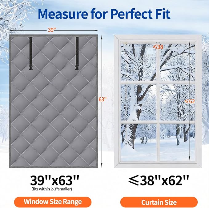 39 x 63 Inch Window Flim Insulation - Image 3