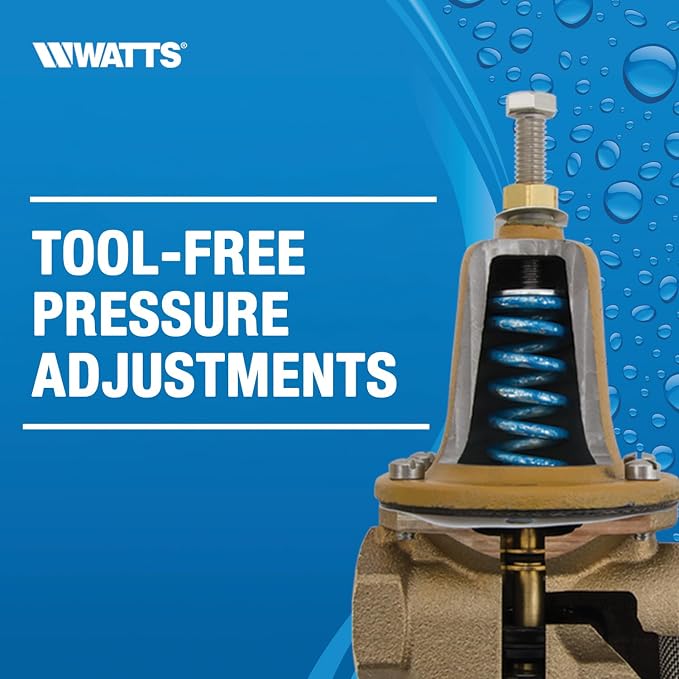 Watts LF25AUB-Z3 Lead-Free Water Pressure Reducing Valve 3/4" NPT - Image 11