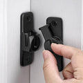 Matte Black 90/180 Degree Flip Latch, Zinc Alloy Barn Door Latch | Right Angle by INIRET