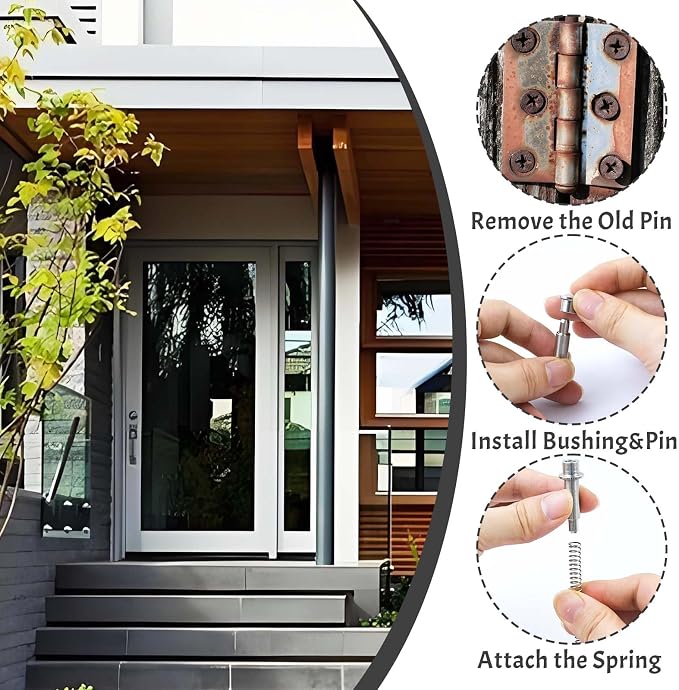 4Pack K 5131 Storm Door Hinge Pin Kit, Fits Most Croft Storm & Screen Doors | - Image 5