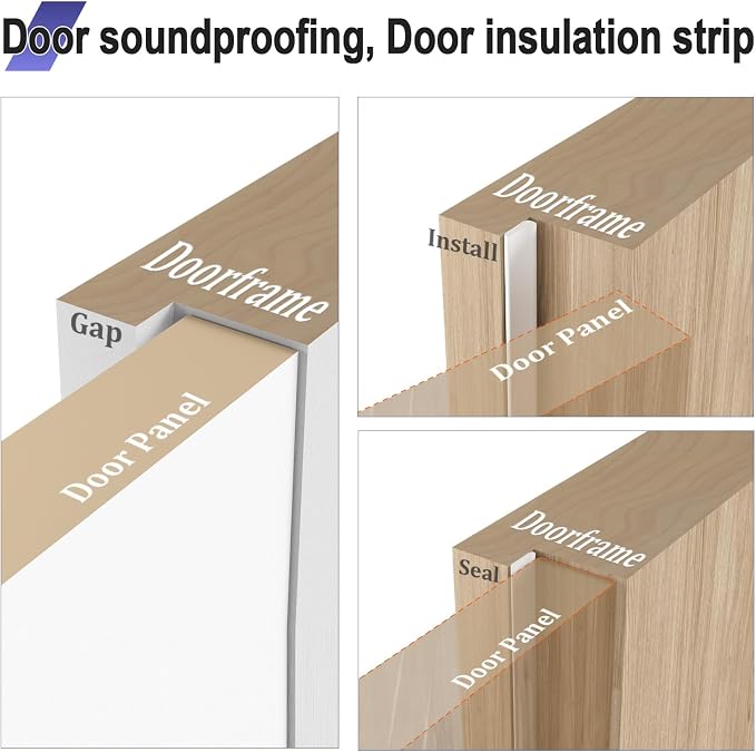 Weather Stripping Door Seal Strip, Soundproofing Self Adhesive Window - Image 4