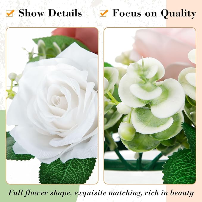 Yunlly 12 Pcs Rose Candle Rings - Image 3