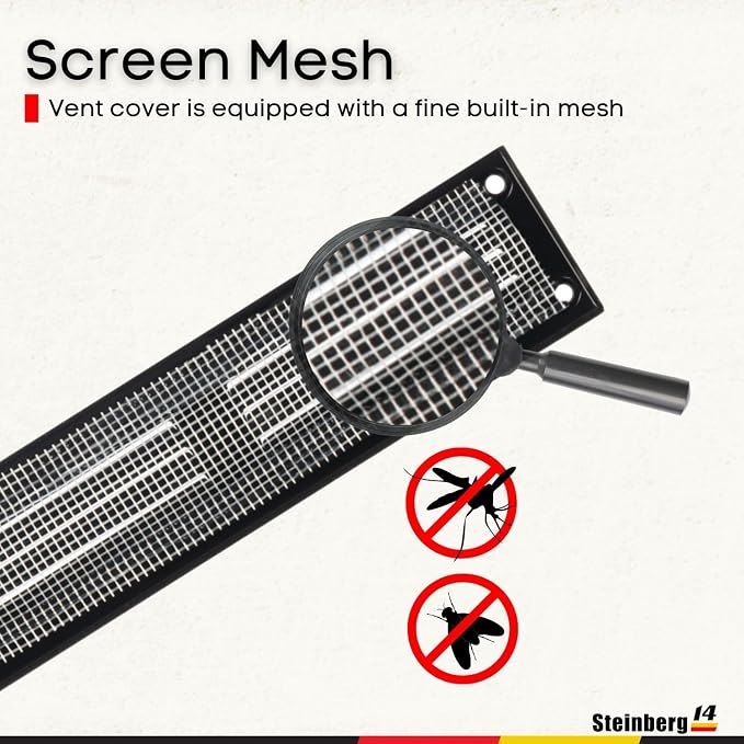Steinberg14 Black Vent Cover 10x1 - Image 3