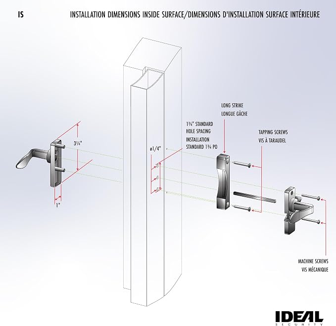 Ideal Security in-Swinging Storm Door Handle Set – - Image 7