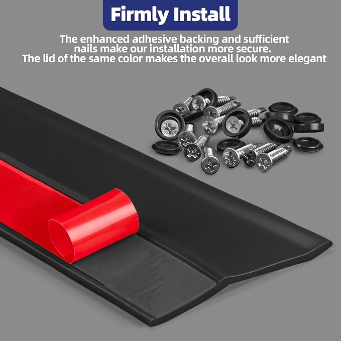 Garage Door Top and Side Seal, 36 FT x 2.5", adhesive backed seal - Image 3