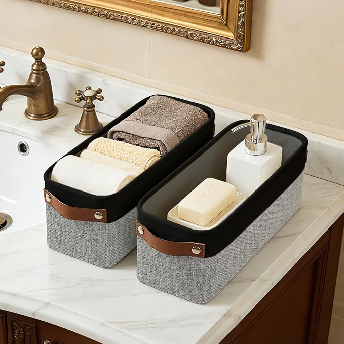Small Fabric Storage Baskets, Decorative Basket - Image 8