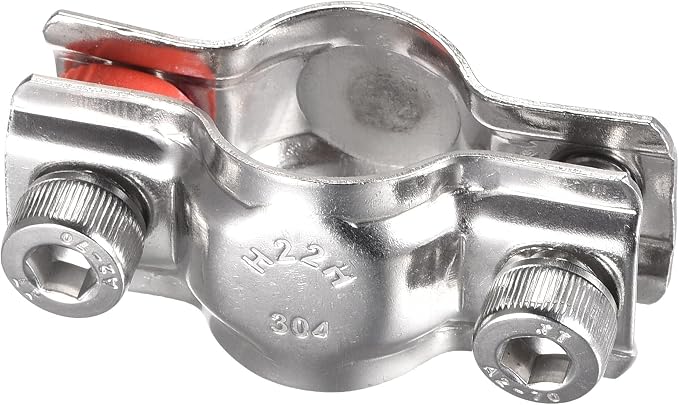 uxcell Wall Ceiling Mount Pipe Supports, 304 Stainless Steel Adjustable Pipe - Image 4