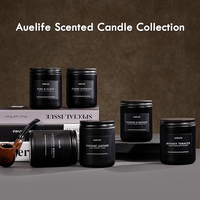Magnolia & Sandalwood Scented Candle - Image 5