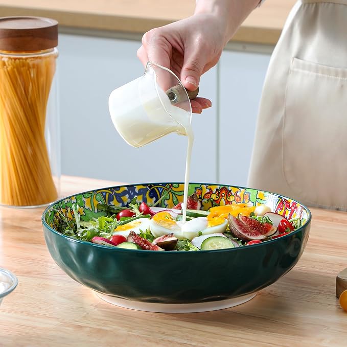 vancasso Large Serving Bowls, 78 Oz Salad Bowls Set of 2, Pasta and Dinner - Image 5