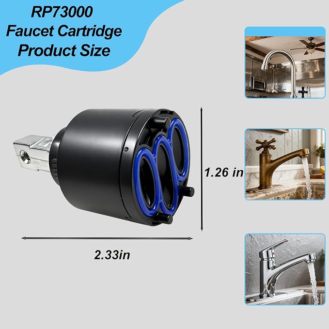 RP73000 Faucet Cartridge Kitchen/Bathroom Faucet Cartridge - Image 5
