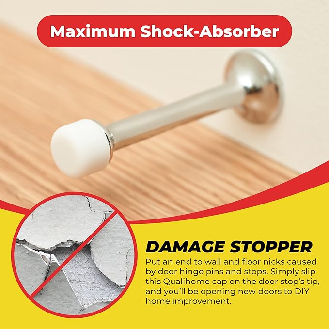 Premium Rubber Door Stop Stud Replacement Tips – Doorstopper Bumpers, Springe - Image 6