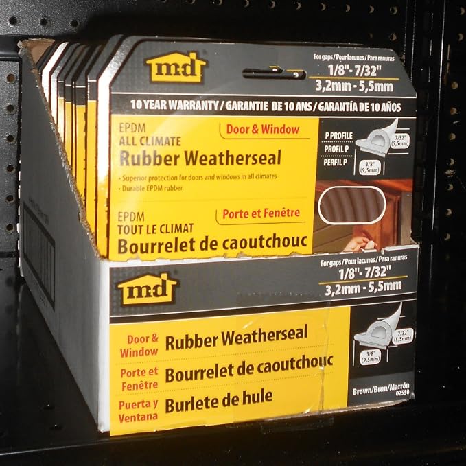 All Weather EPDM Rubber weatherstripping, P Seal Door Seal - Image 15