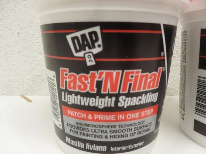 DAP Fast 'N Final Lightweight Spackling, 16 Oz - Image 2