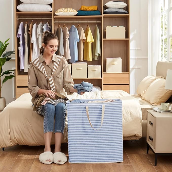 Lifewit 1 Pack Laundry Basket 100L Each, Collapsible Clothes Hamper - Image 9