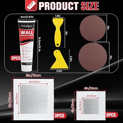 Drywall Repair Kit, Spackle wall Repair Kit, Used - Image 2