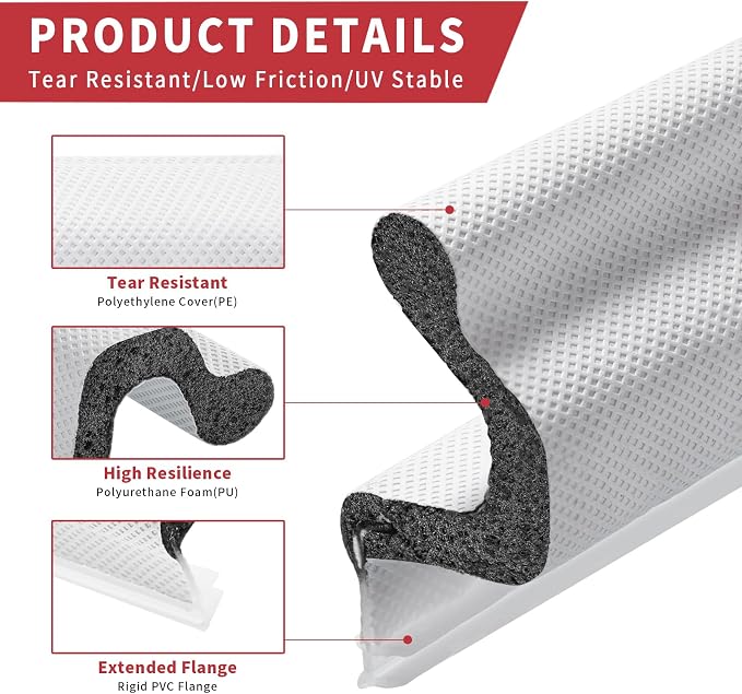 26 Feet Long Reach Weather Stripping Door Seal - Image 3