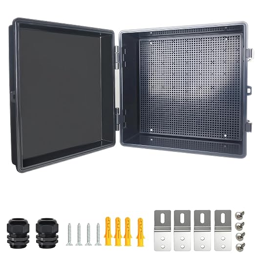 Electrical Junction Box, IP67 Waterproof Outdoor Box ABS Plastic Enclosure by Qukipet