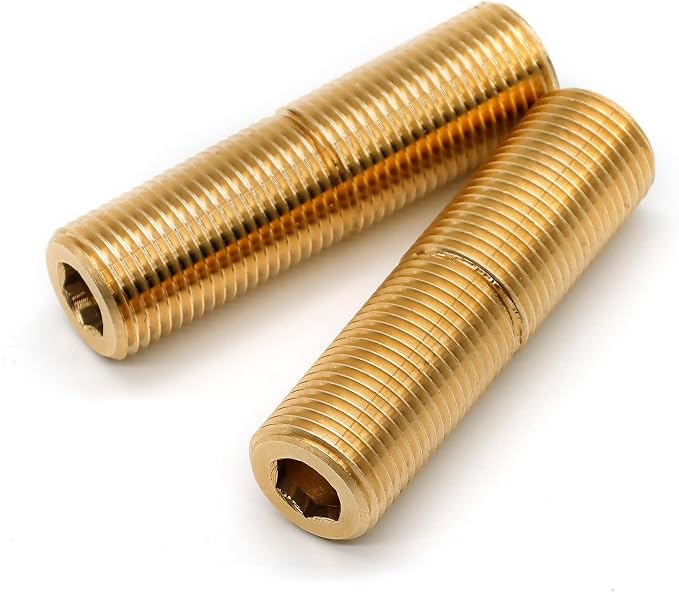 Brass Pipe Adapter Plumbing, G1/2" Male Thread to NPT1/2" Male Pipe Fitting - Image 7