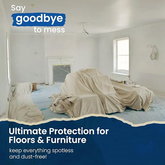 REDIBLUE Canvas Drop Cloth for Painting - Image 5