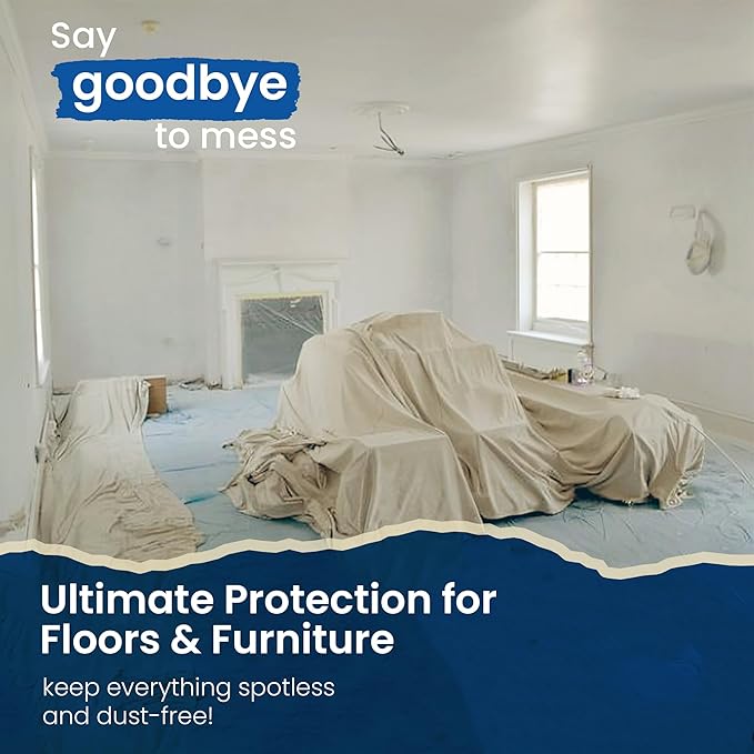 REDIBLUE Canvas Drop Cloth for Painting - Image 5